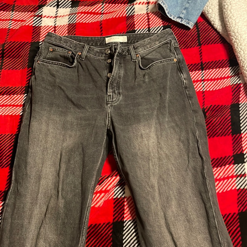 Top shop cropped jeans